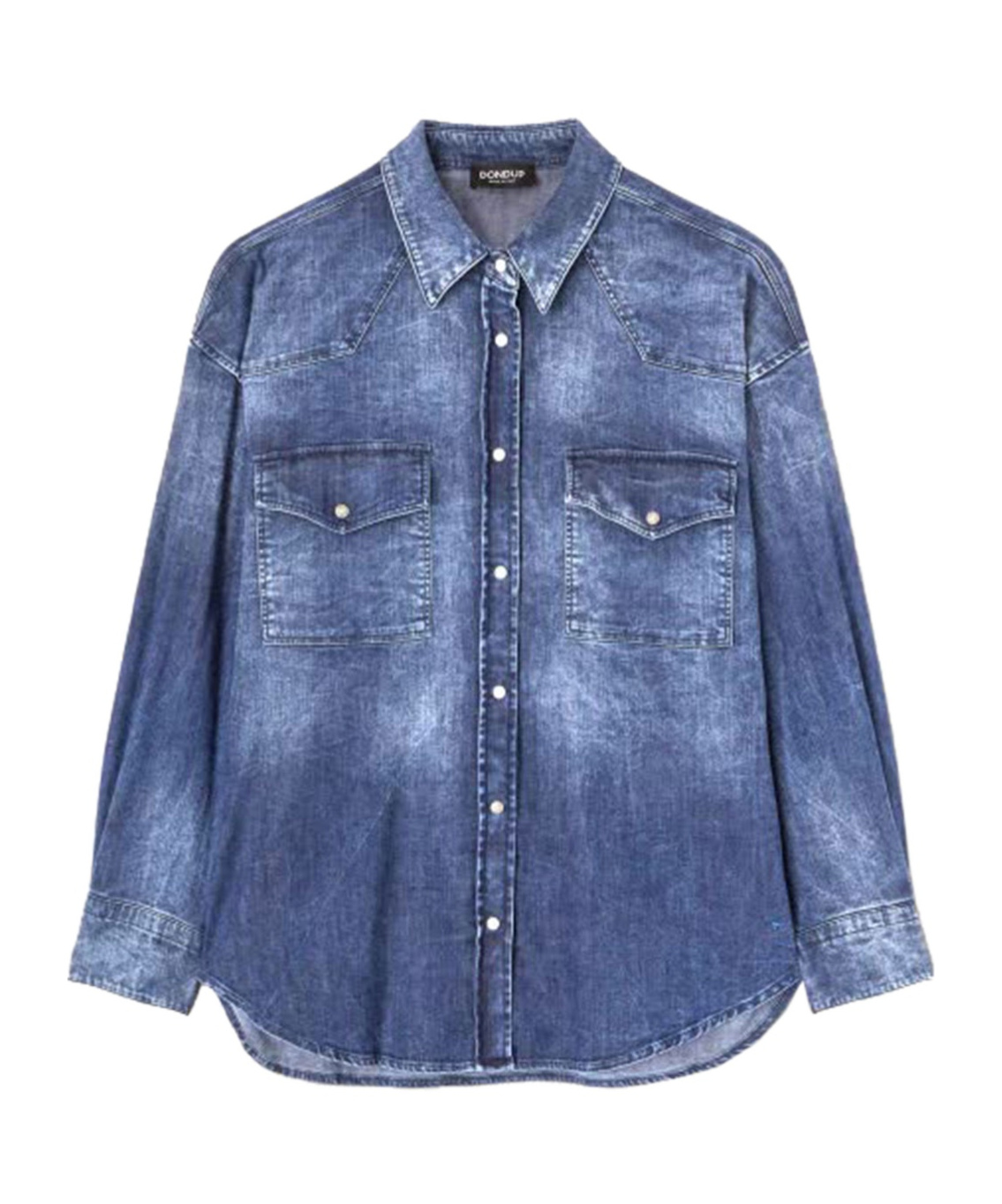 Dondup Denim Shirt In Blue