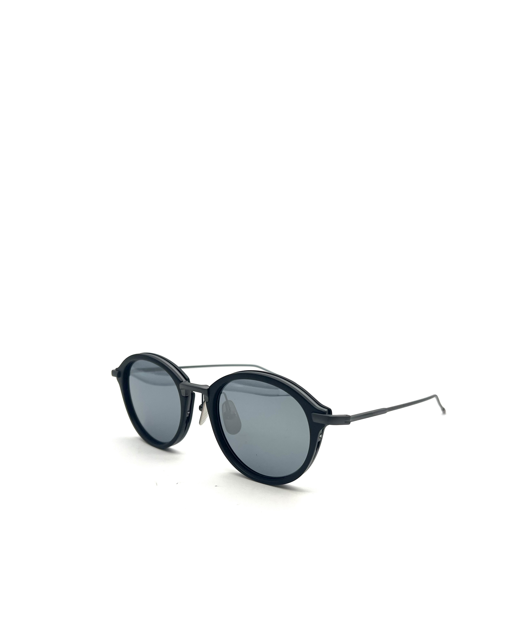 Thom Browne Round-frame Sunglasses In Gray