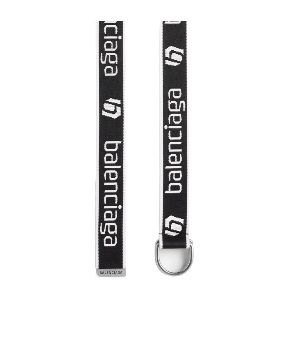 Balenciaga D Ring Belt In Black