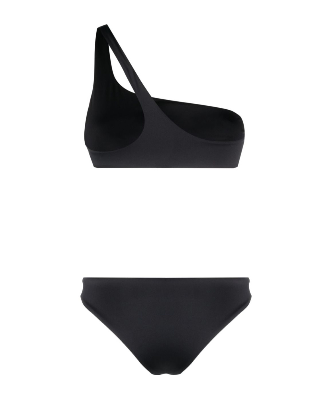 Off-white Embroidered Logo Bikini Set With In Black