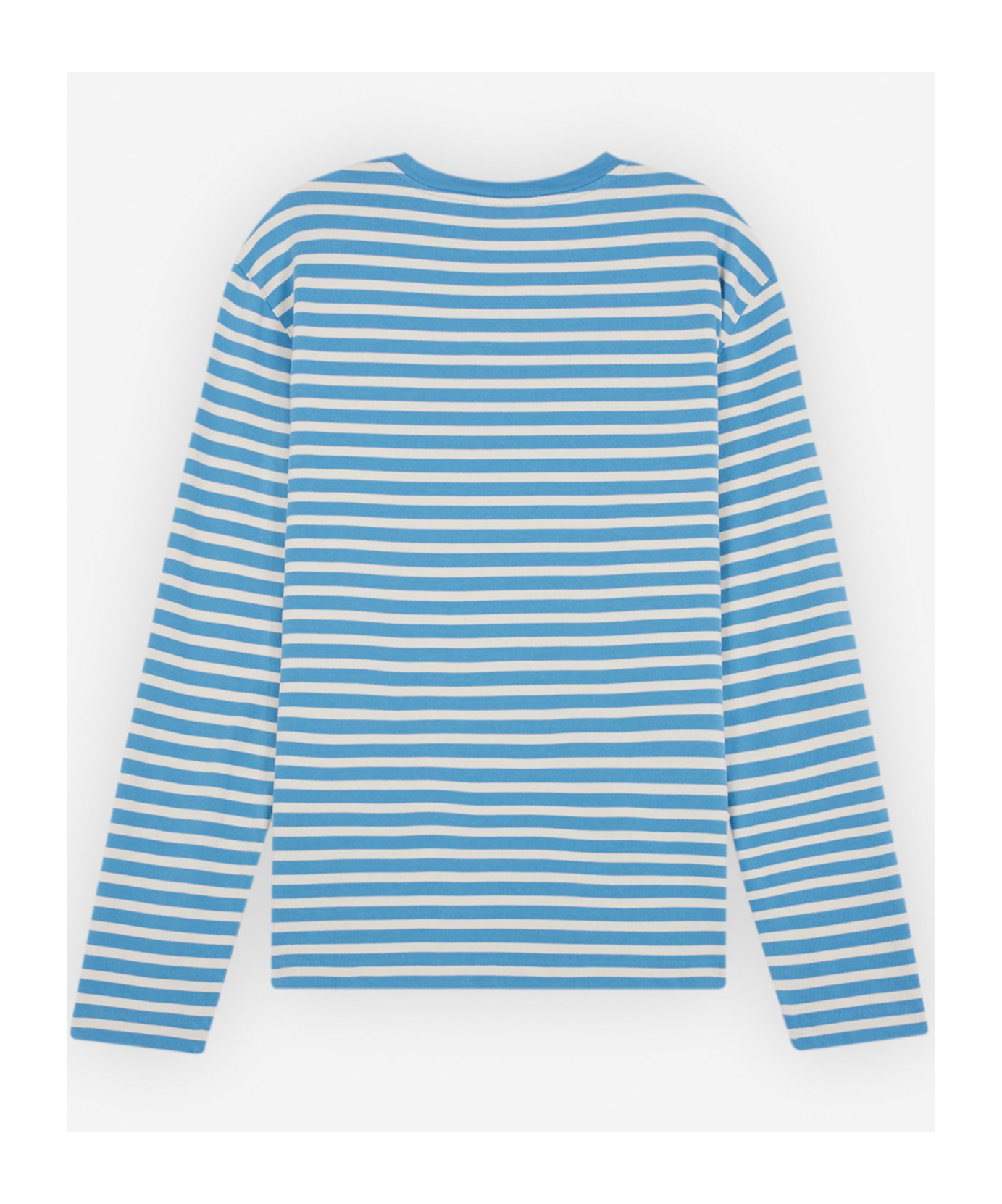 Shop Maison Kitsuné Bold Fox Head Cotton T-shirt In Blue