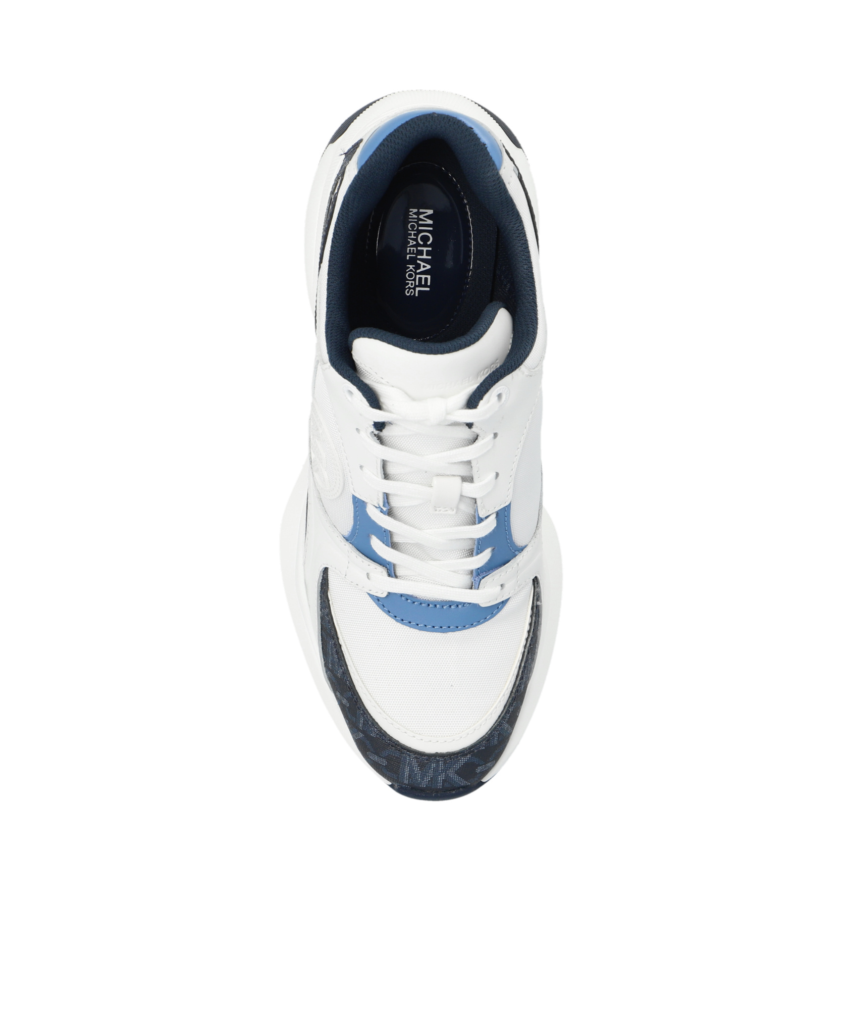 Michael Kors Zuma Panelled Sneakers In White