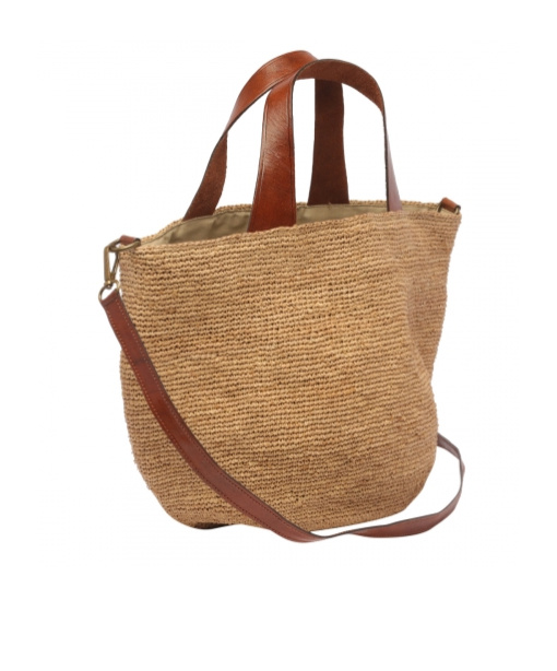 Ibeliv Weaving Basket Bag In Nude