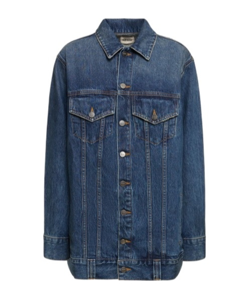 Khaite Long-sleeved Button Denim Jacket