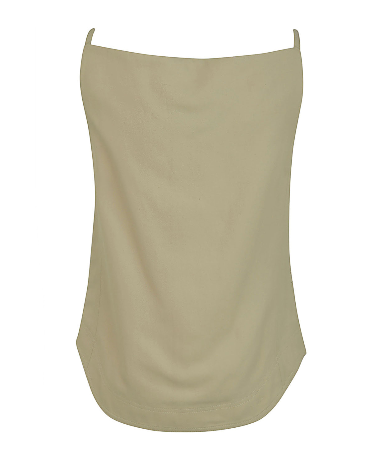 LOULOU STUDIO MIHANT SQUARE-NECK TWILL TOP
