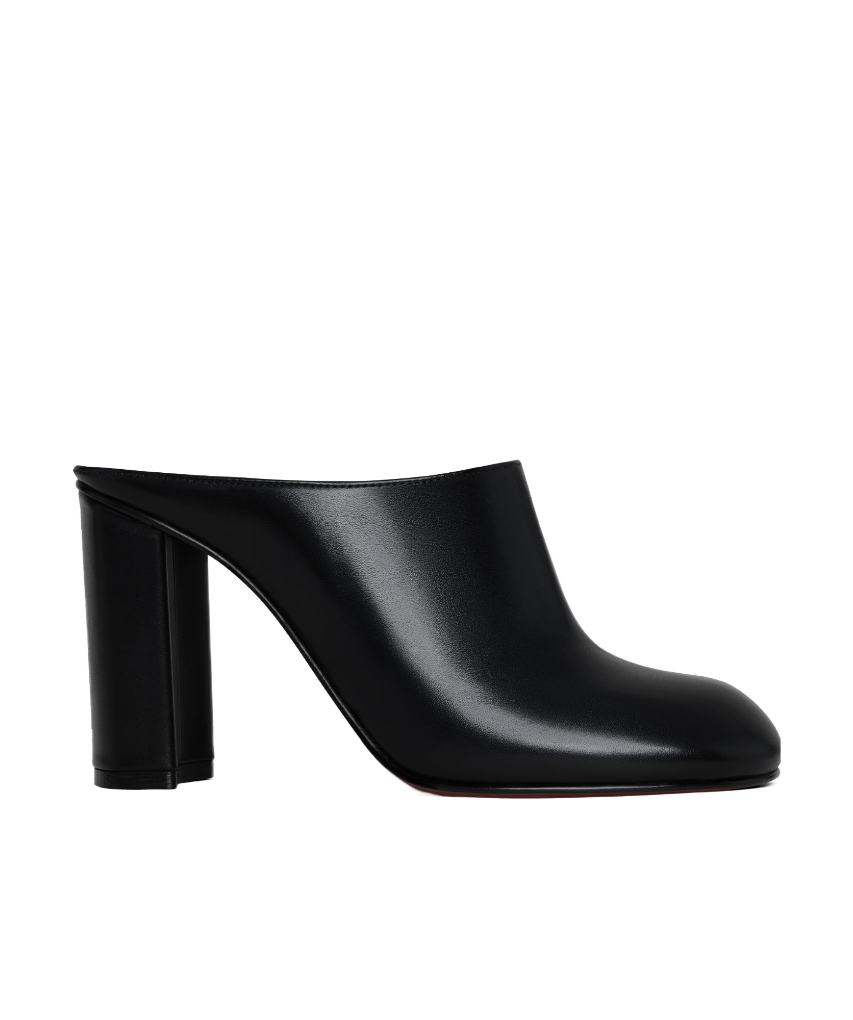 Shop Alaïa Babylone 90mm Leather Mules In Black