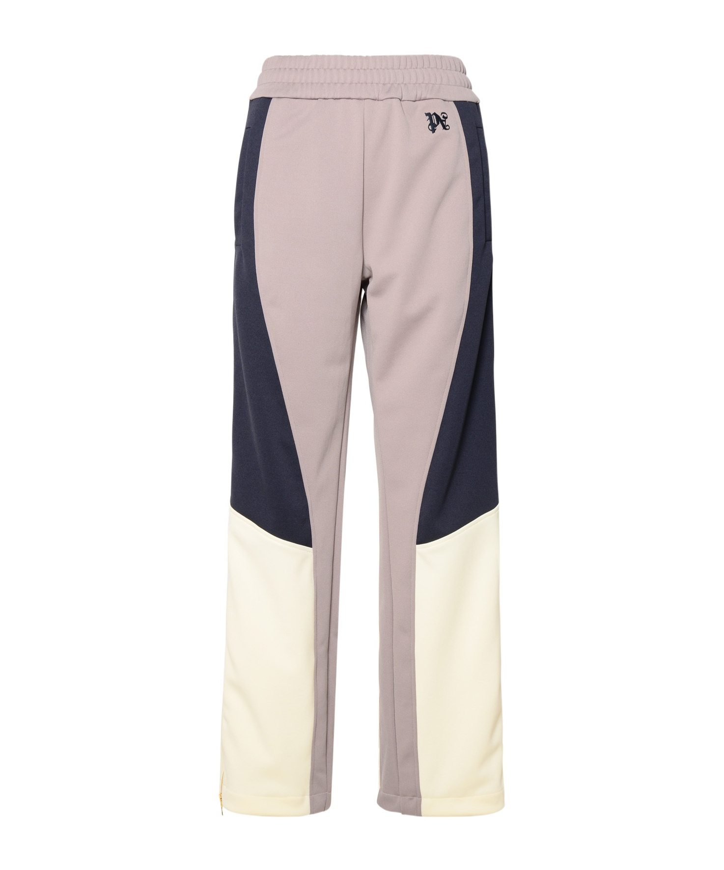Palm Angels Colorblocked Logo Track Pants In Multicolor