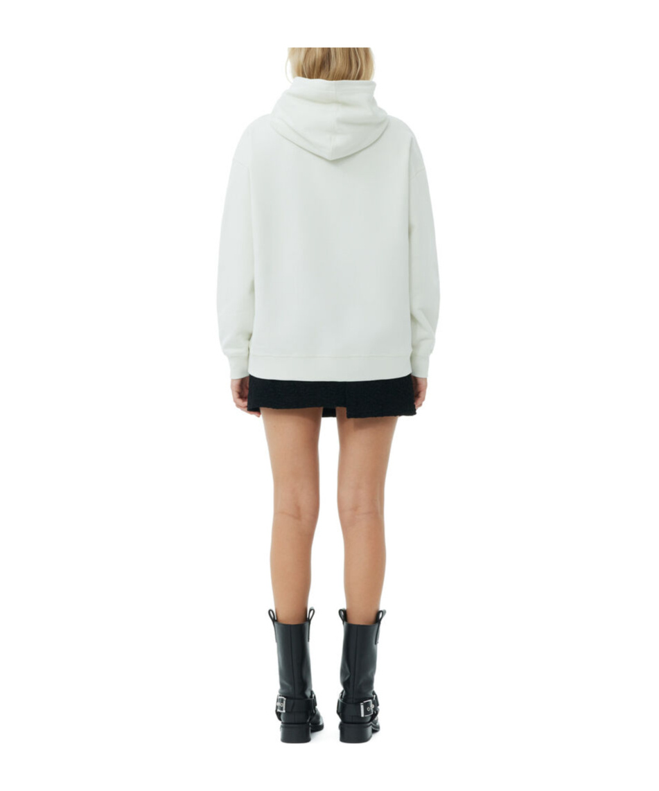 Ganni Hoodie In White