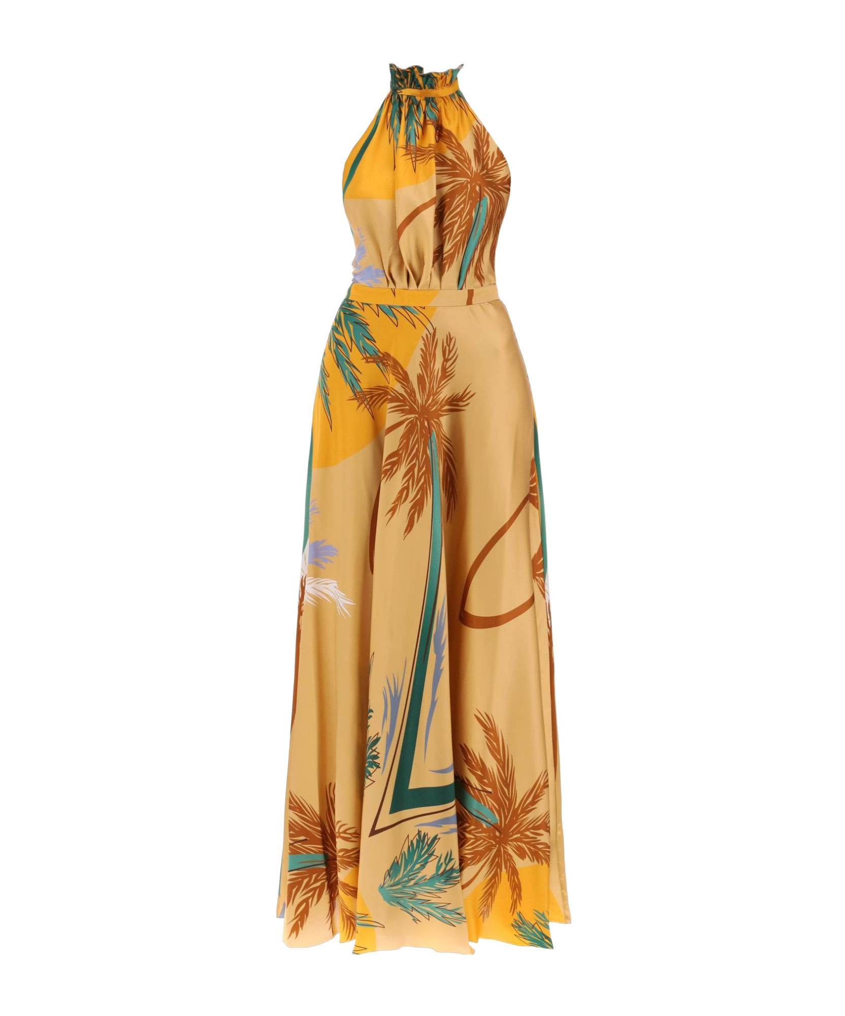 RAQUEL DINIZ GIOVANNA SILK MAXI DRESS 