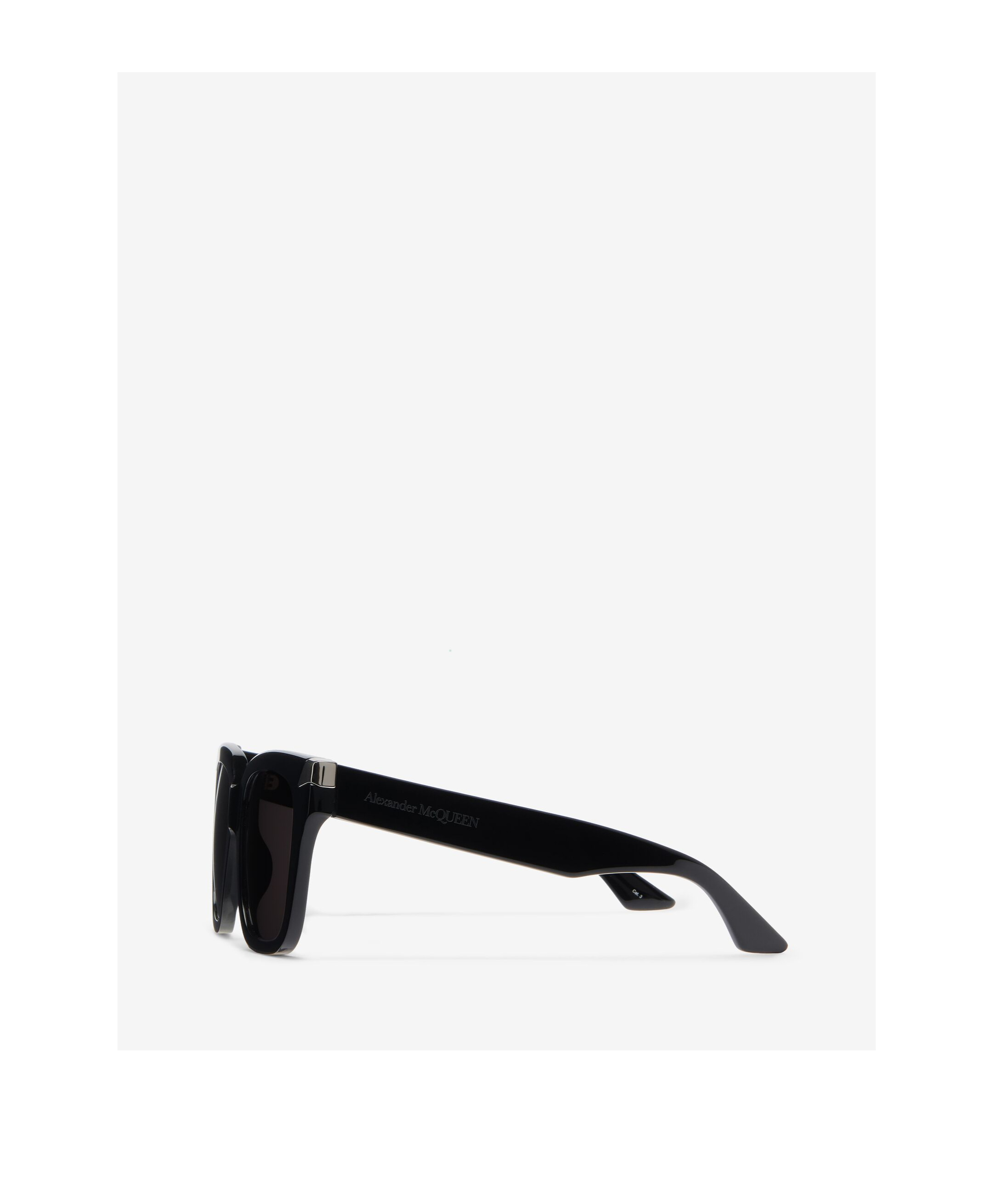 Alexander Mcqueen Acetate Punk Rivet Sunglasses In Black