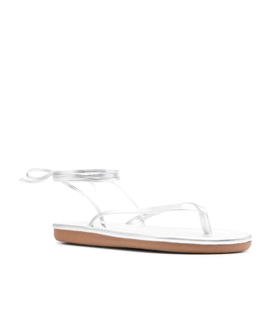Ancient Greek Sandals Sahara Flip Flop Sandal In White