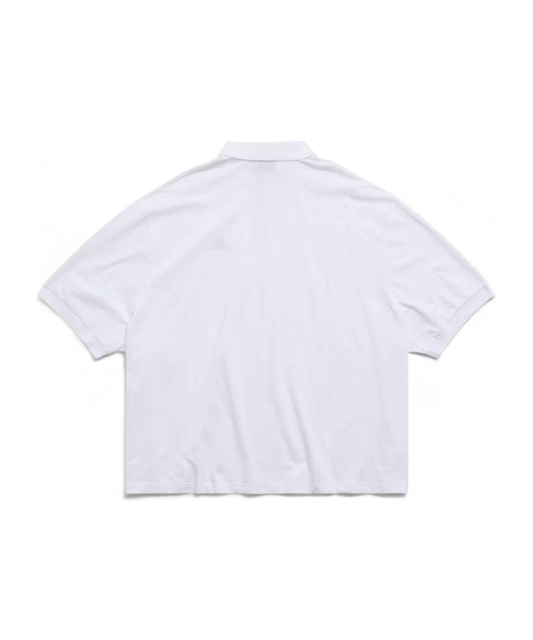Balenciaga Bb Classic Short-sleeved Polo Shirt In White