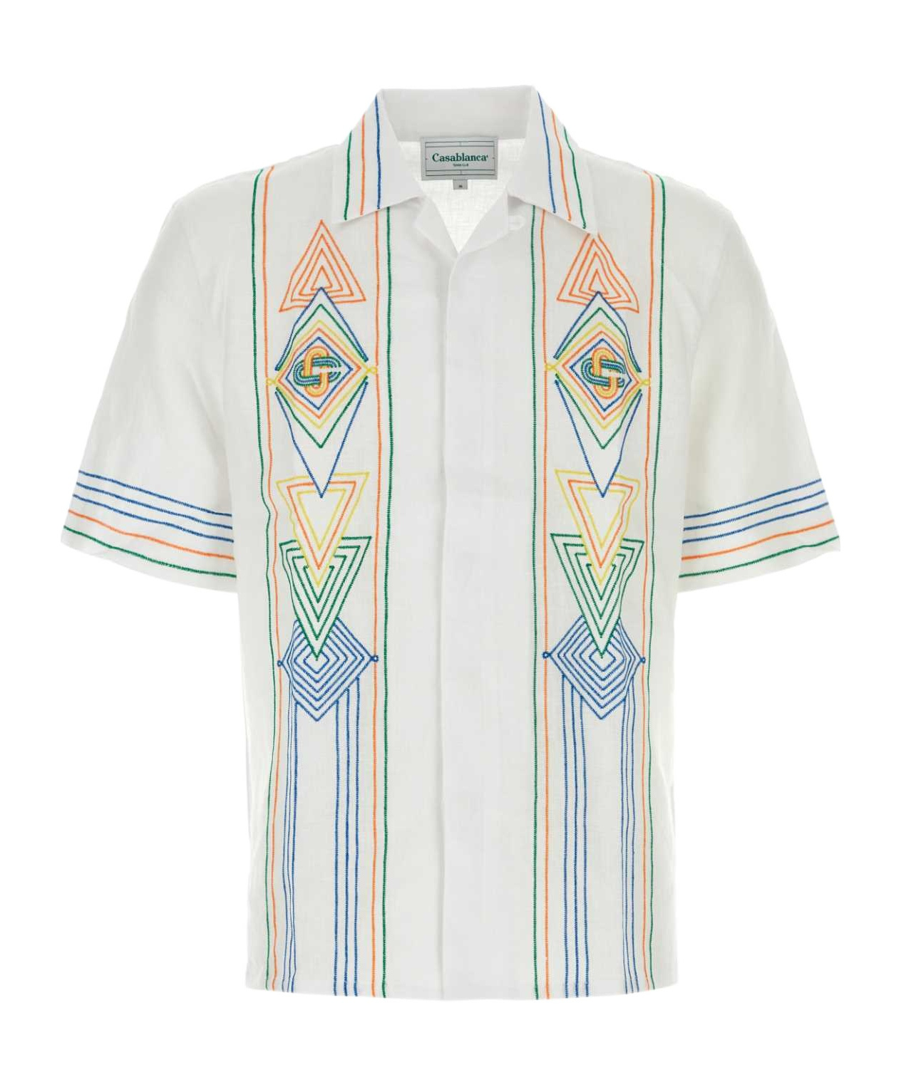 CASABLANCA A SHORT SLEEVED SHIRT