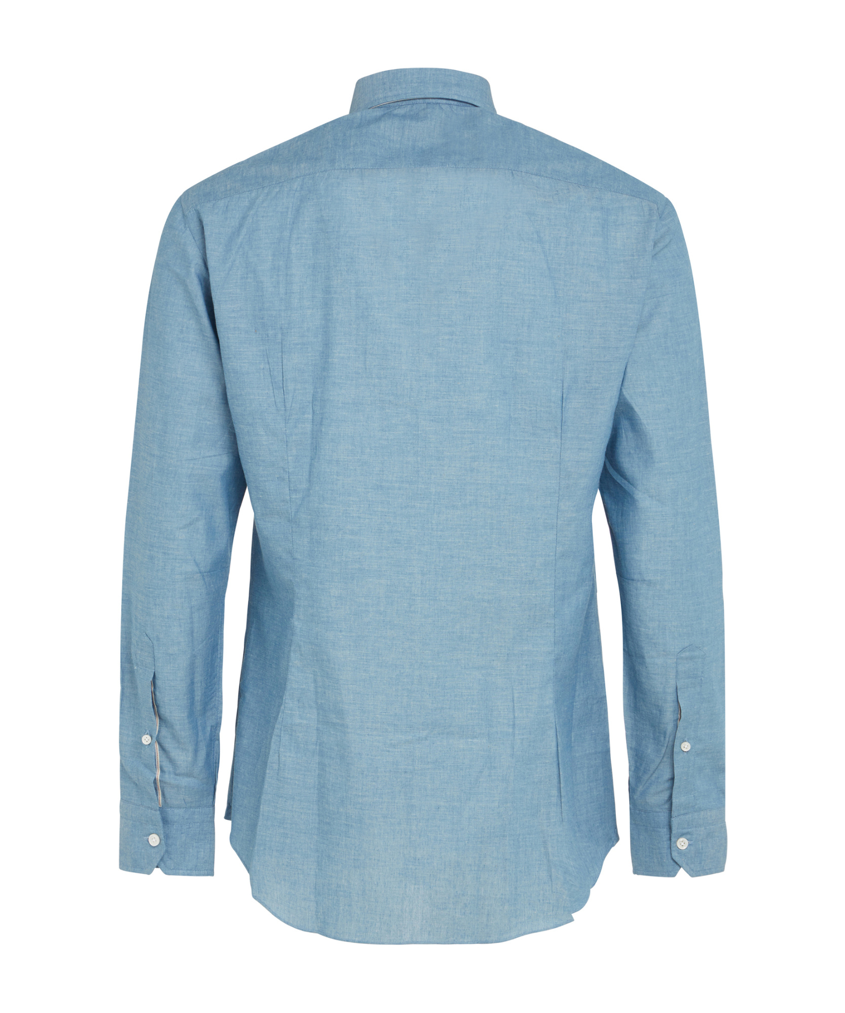 Salvatore Piccolo Button-up Long-sleeved Shirt In Blue