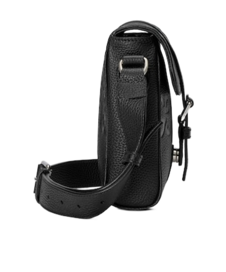 Gucci Small Jumbo Gg Messenger Bag In Black