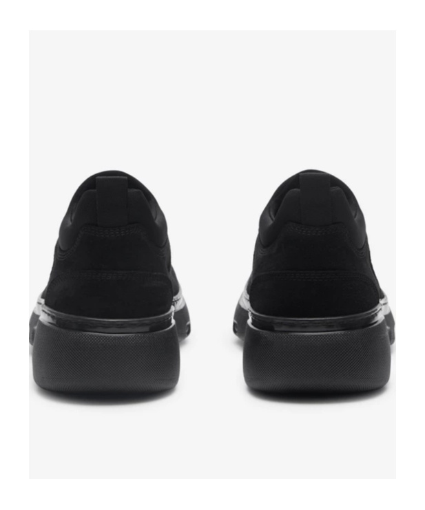 Burberry Ekd Slip-on Suede Sneakers In Black