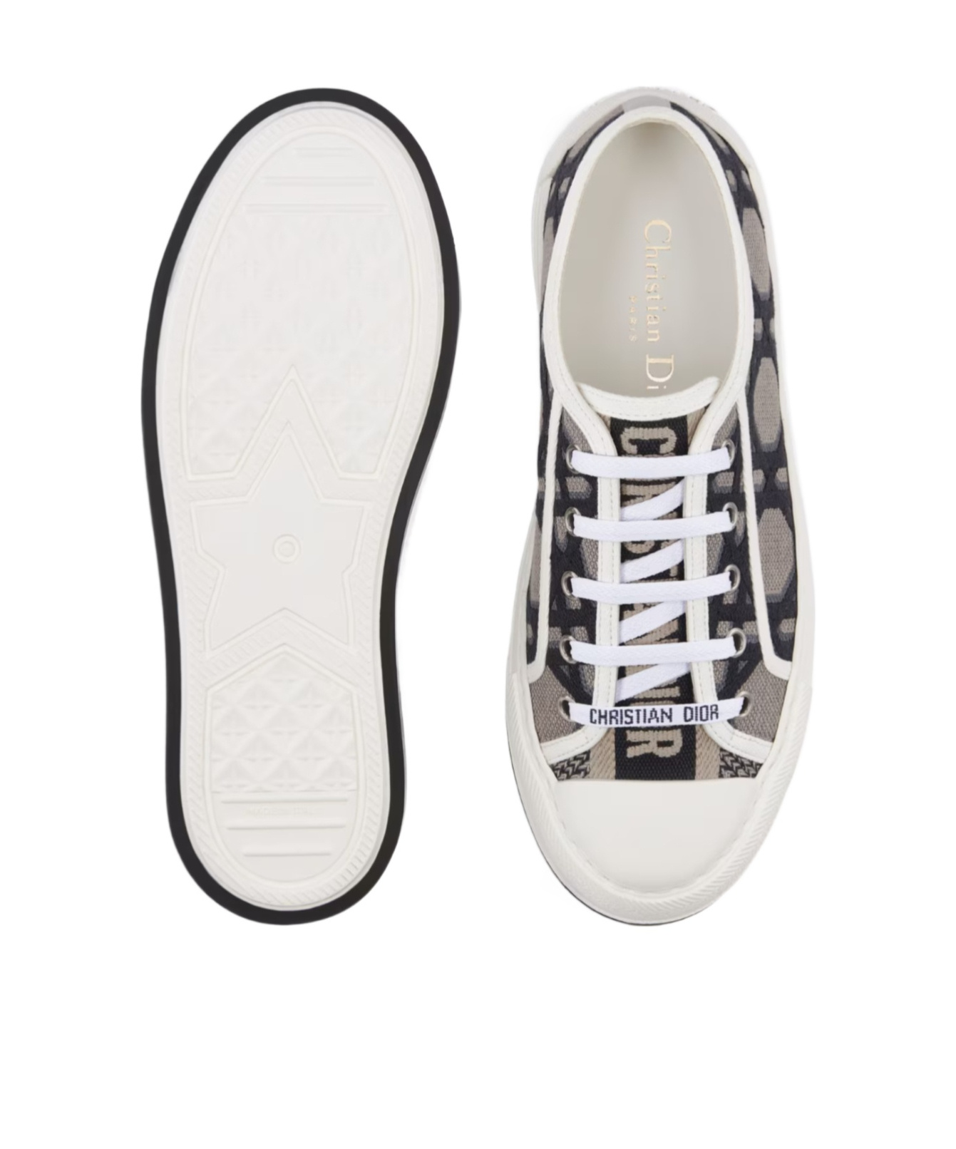 Dior Walk'n' Platform Sneaker In White