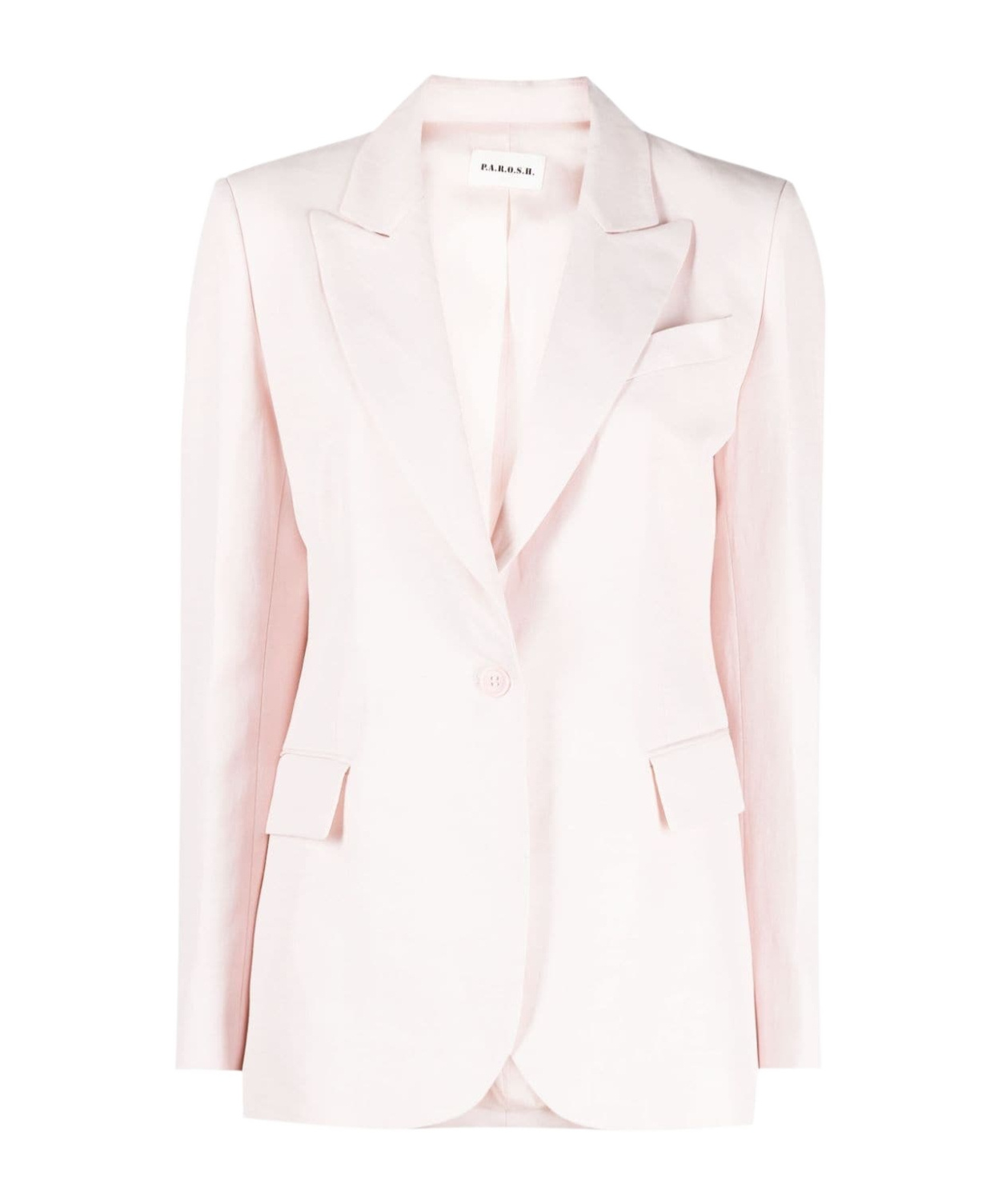 P.a.r.o.s.h Peak-lapels Single-breasted Blazer In Pink