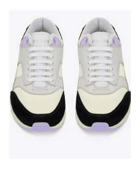 Saint Laurent Bump Low-top Sneakers In White