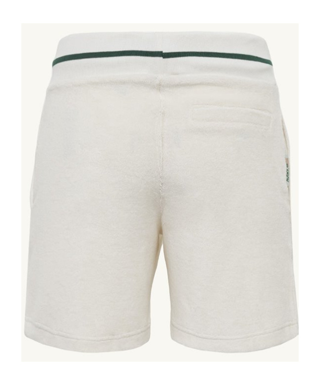 Shop Autry Logo-embroidered Track Shorts In White