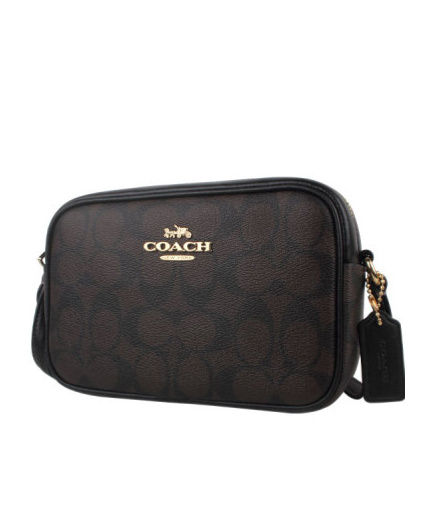 Coach Mini Jamie Camera Shoulder Bag In Black