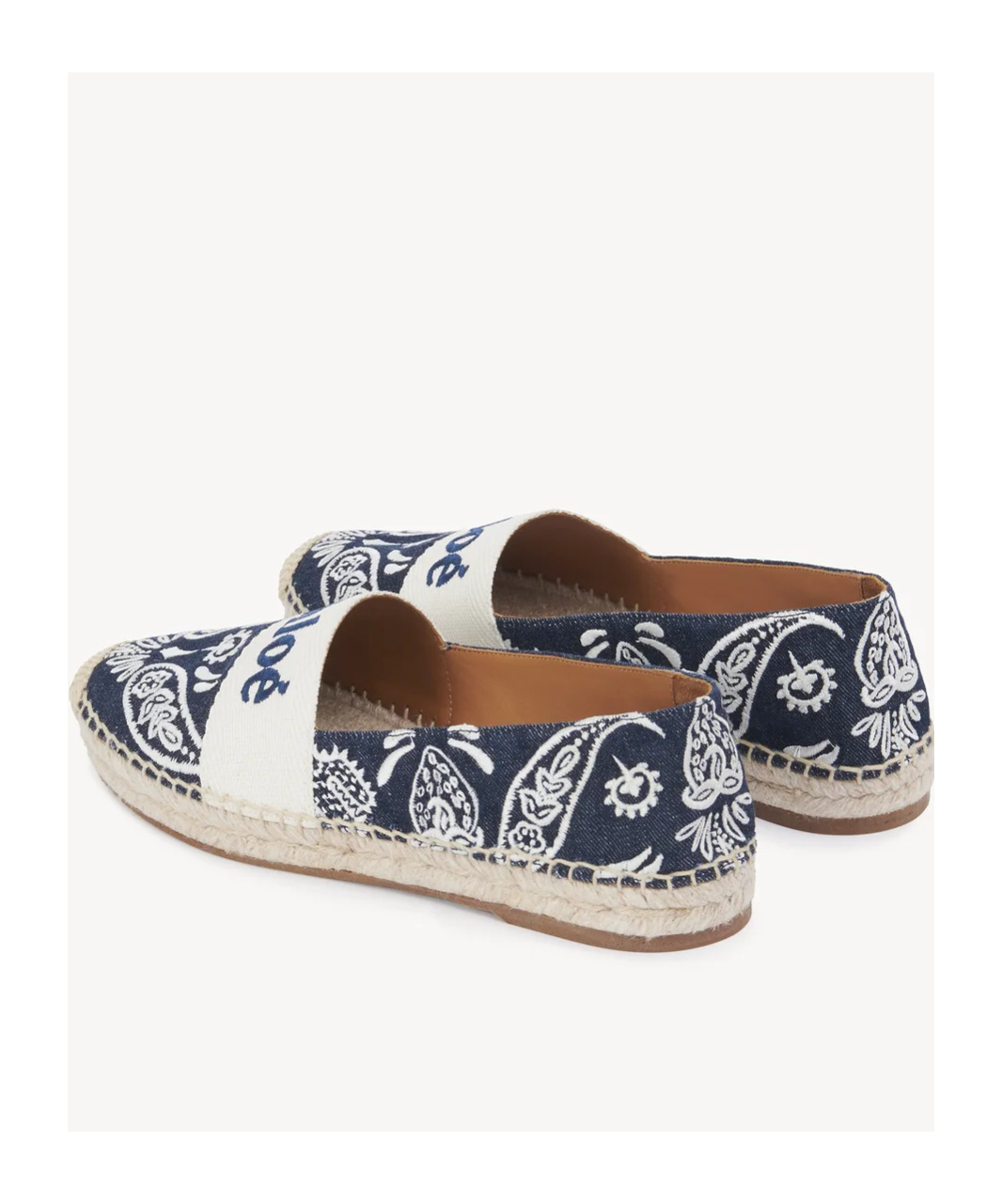 CHLOÉ PIIA DENIM ESPADRILLES