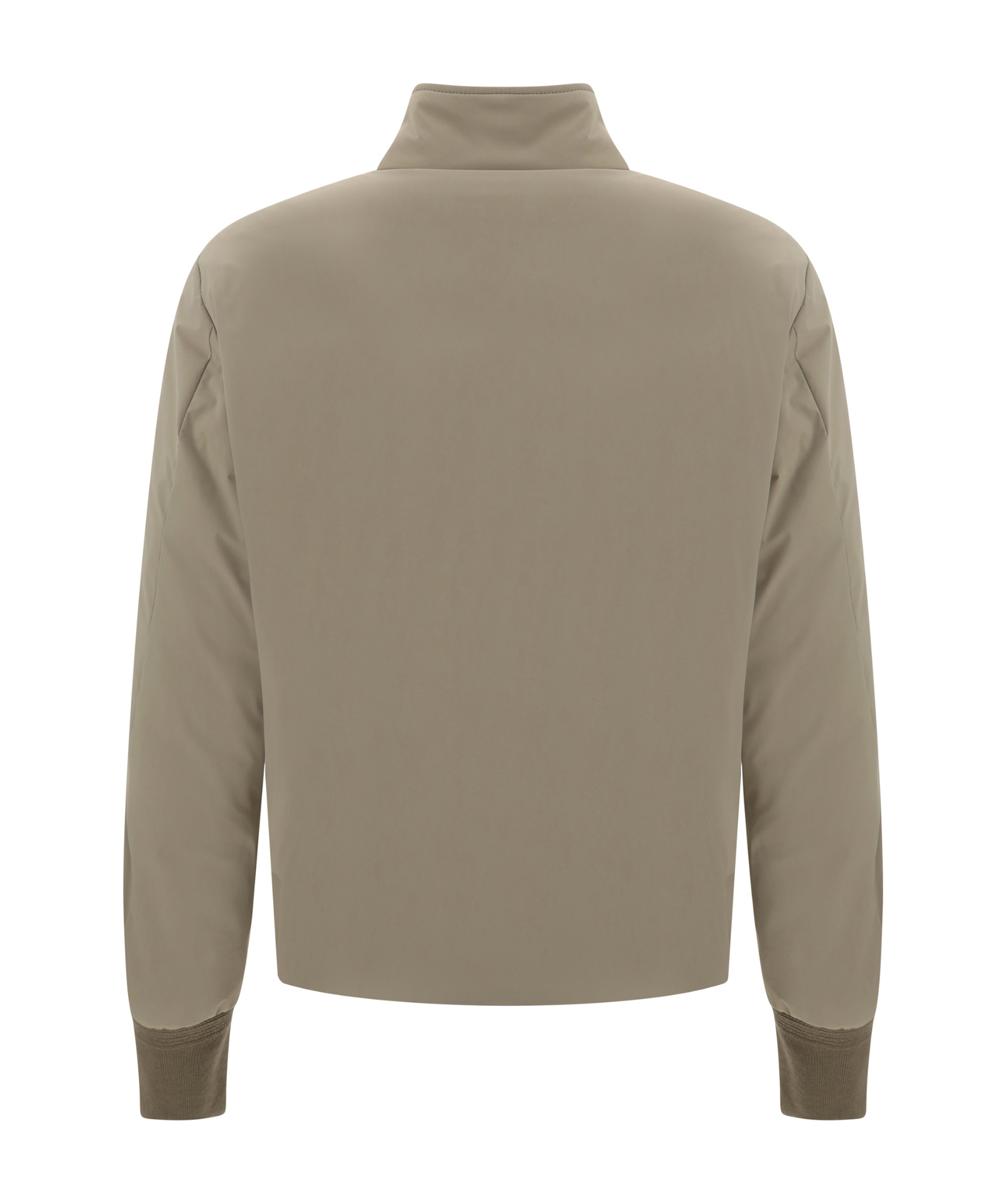 Moncler Albergian Shell Bomber Jacket In Gray