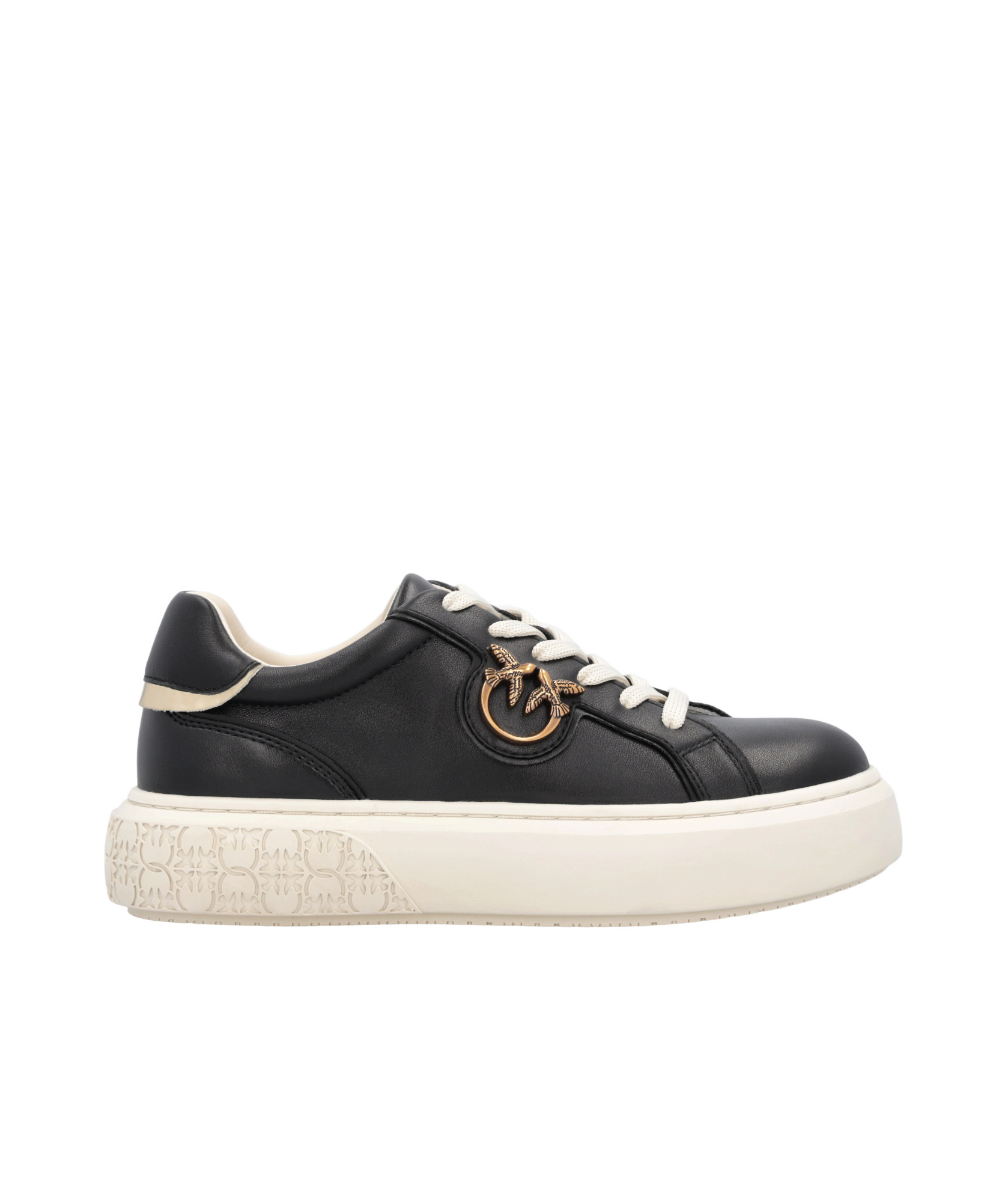 PINKO PINKO LOGO DETAILED PLATFORM LOW-TOP SNEAKERS
