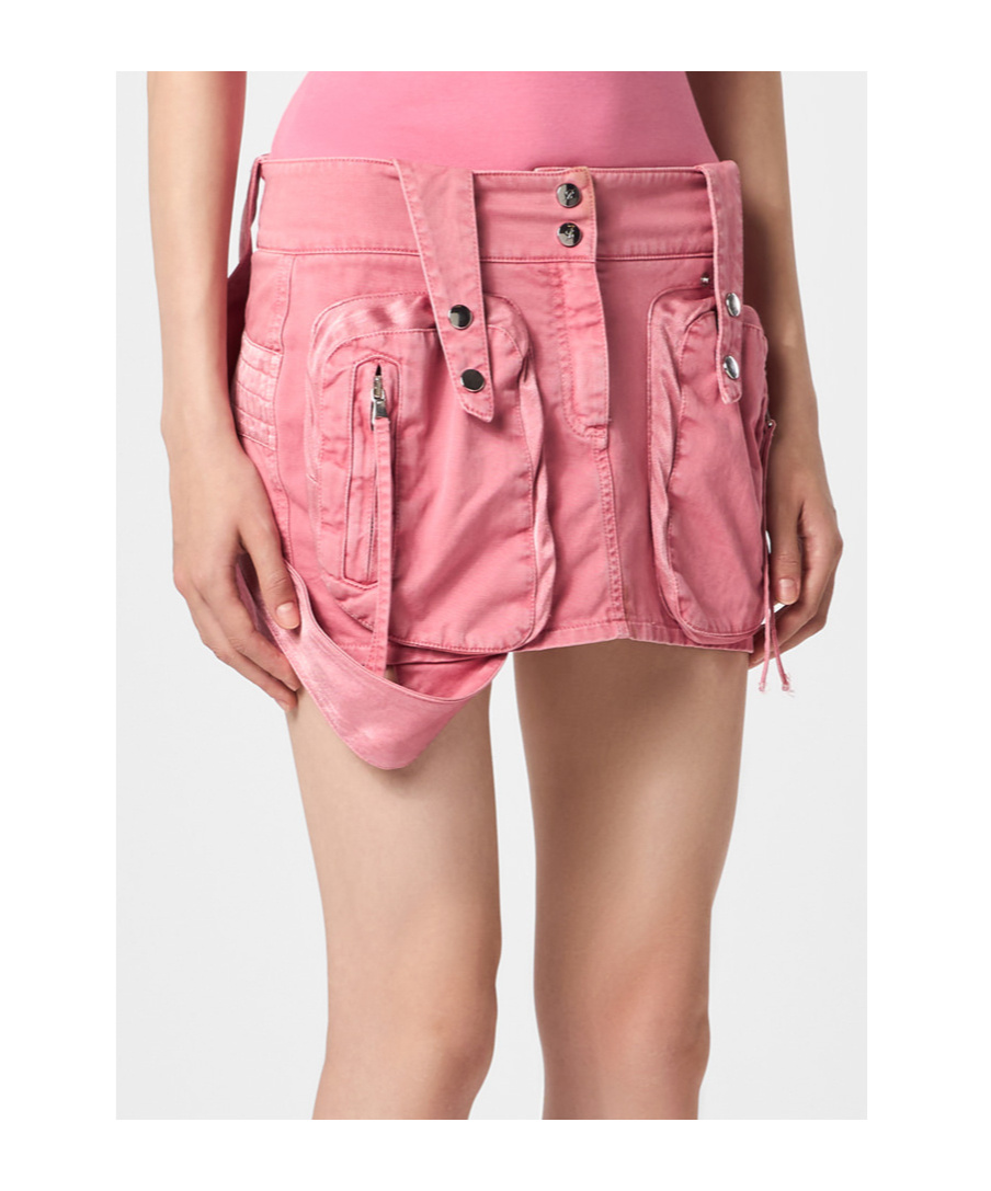 Blumarine Skirt J With Pockets And Belt Loops In Pink