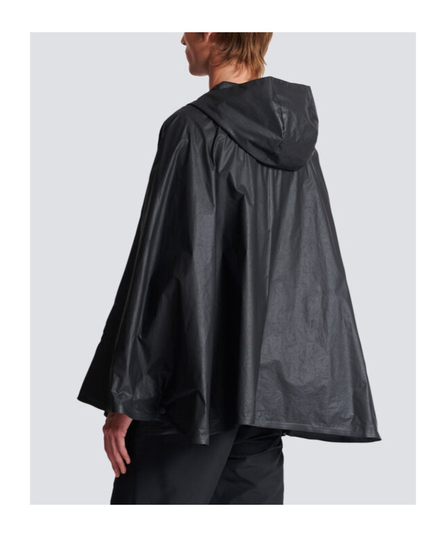 Shop Balmain Main Lab Cape In Black