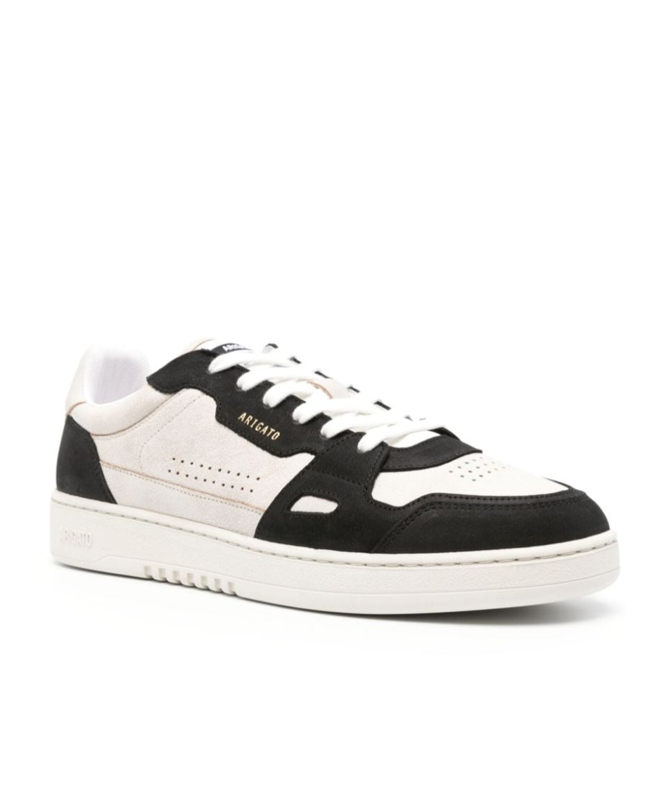 Axel Arigato 'dice Lo' Black And Beige Two-tone Sneakers In White