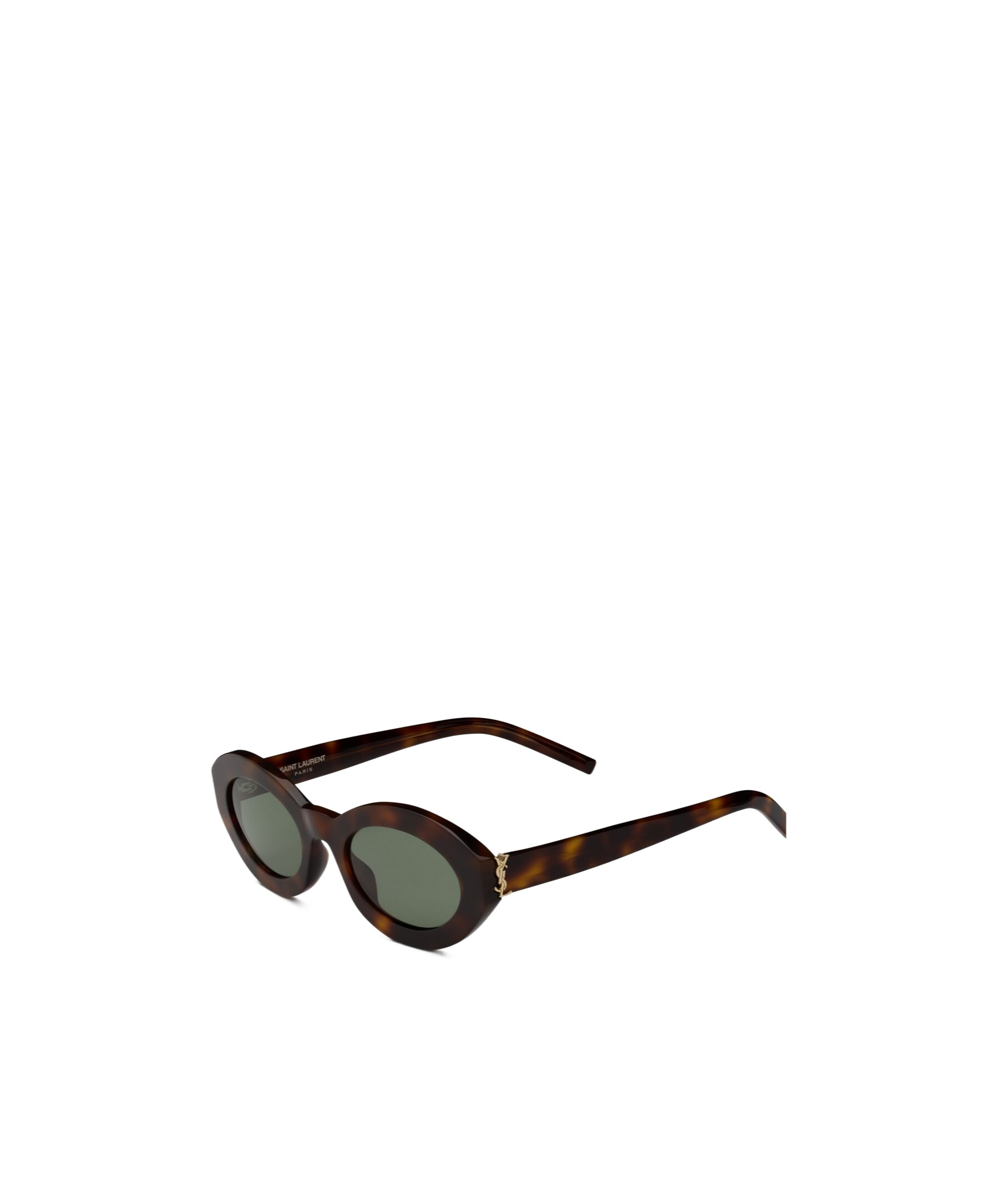 Saint Laurent Eyewear Sl M136 Oval Frame Sunglasses In Black