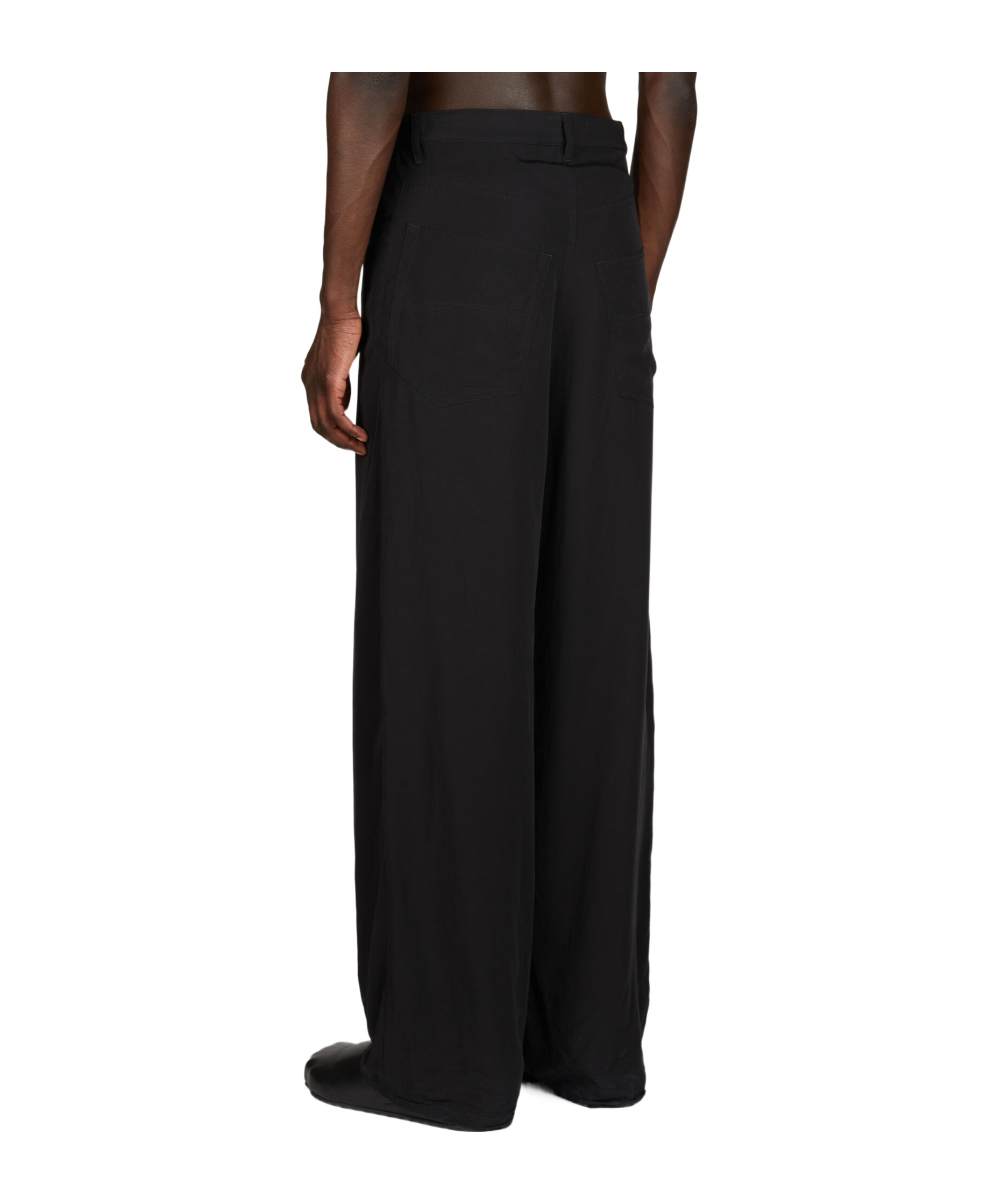 Balenciaga Oversized Tailored Trousers In Black