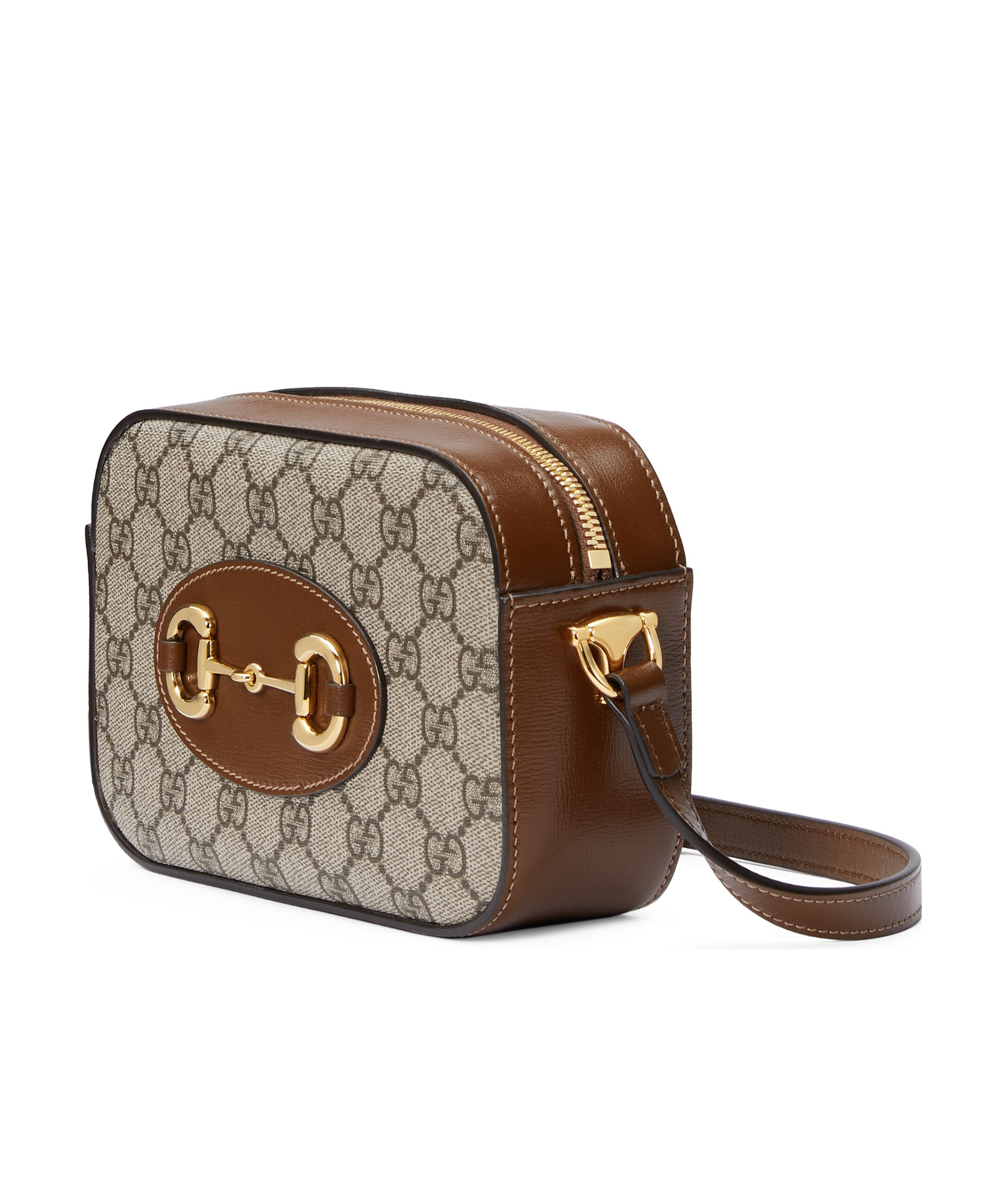 Gucci Horsebit 1955 Small Canvas Crossbody Bag In Multicolor